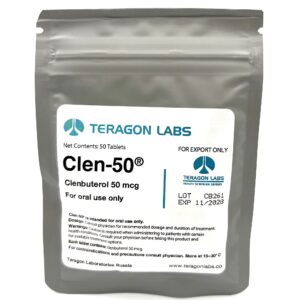 Clen-50 (Clenbuterol Hydrochloride) 50 mcg/tablet 50ct